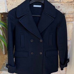 Vince Classic Navy Peacoat